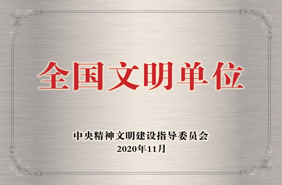 1 2020年，中国中元荣获“全国文明单位”称号.png
