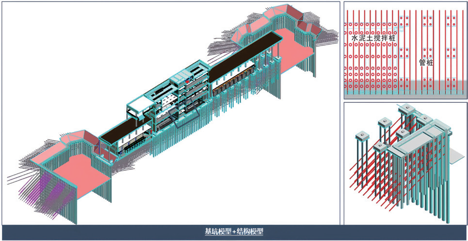 1 图12 厂区基坑、结构组合三维模型.png